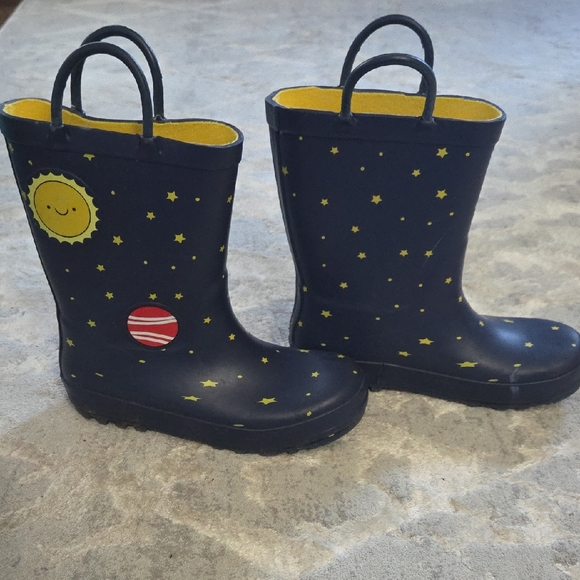 Cat & Jack Other - Cat & Jack Navy Starry Kids Rain Boots
